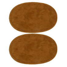 Sew-On Oval Elbow/Knee Patches Cord Jeans Repair Craft Sewing Applique Camel