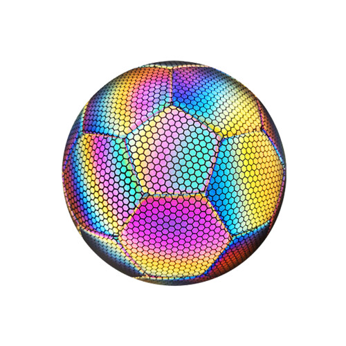 Leuchtender reflektierender Fußball, leuchtender
