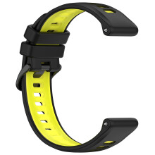 Silicone Band Wristband Belt Water-Black buckle green l