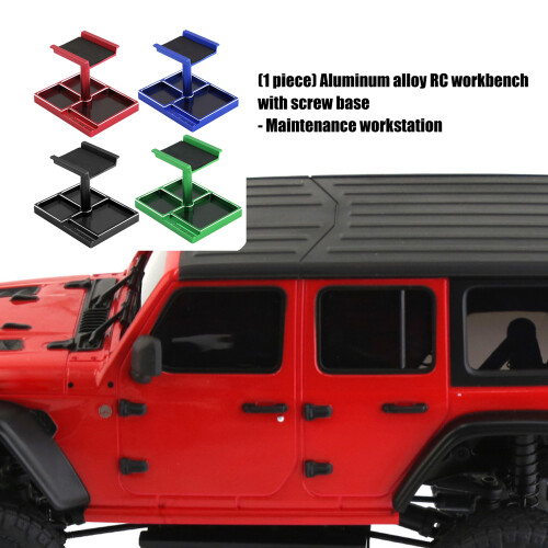 Professional Metal Remote Car Work Stand 360 Degree-black 2