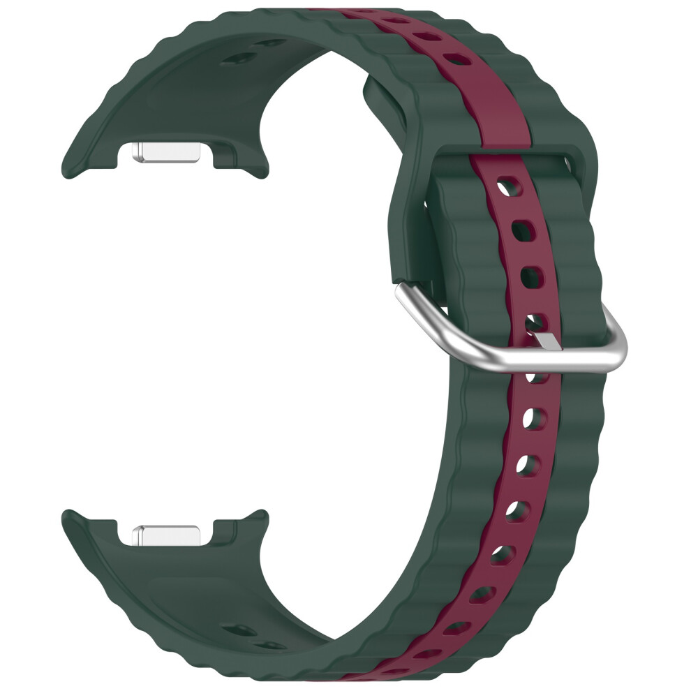 Smartwatch Soft Silicone Band-Aclassic Dark Green Wine Red Green,Red 7709000225163