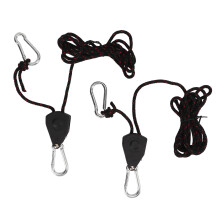 Juego de amarres de cuerda para exteriores, correas de polea de trinquete ajustables y duraderas con refuerzo metálico, ideales para asegurar