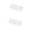 Mangeoire suspendue pour oiseaux, 2 pièces, Double compartiment, 1