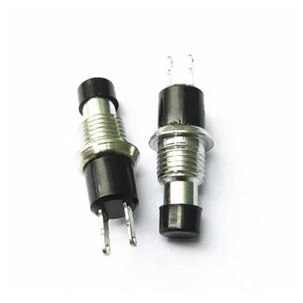 5Pcs 6.8Mm Black Push Button Switch Momentary Reset No Lock Compact Panel Mount 9001264588670