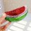 Décoration de Fruits en verre, Figurine de pastèque à 4