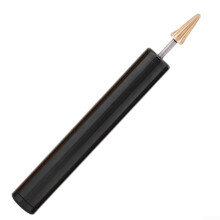 Leather Edge Dye Pen with Metal Roller Applicator for Leather Craft and Fabric Projects, Black
