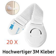 Geavanceerd babyveiligheidssysteem, kindveilige kastsloten met automatische kliksluiting, eenvoudig te installeren multifunctionele riemen voor