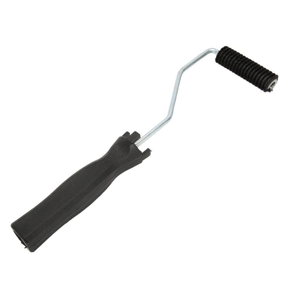 Fiberglass Bubble Roller with Wooden Handle 22mm x 75mm Ergonomic Grip for FRP Bubble Removal