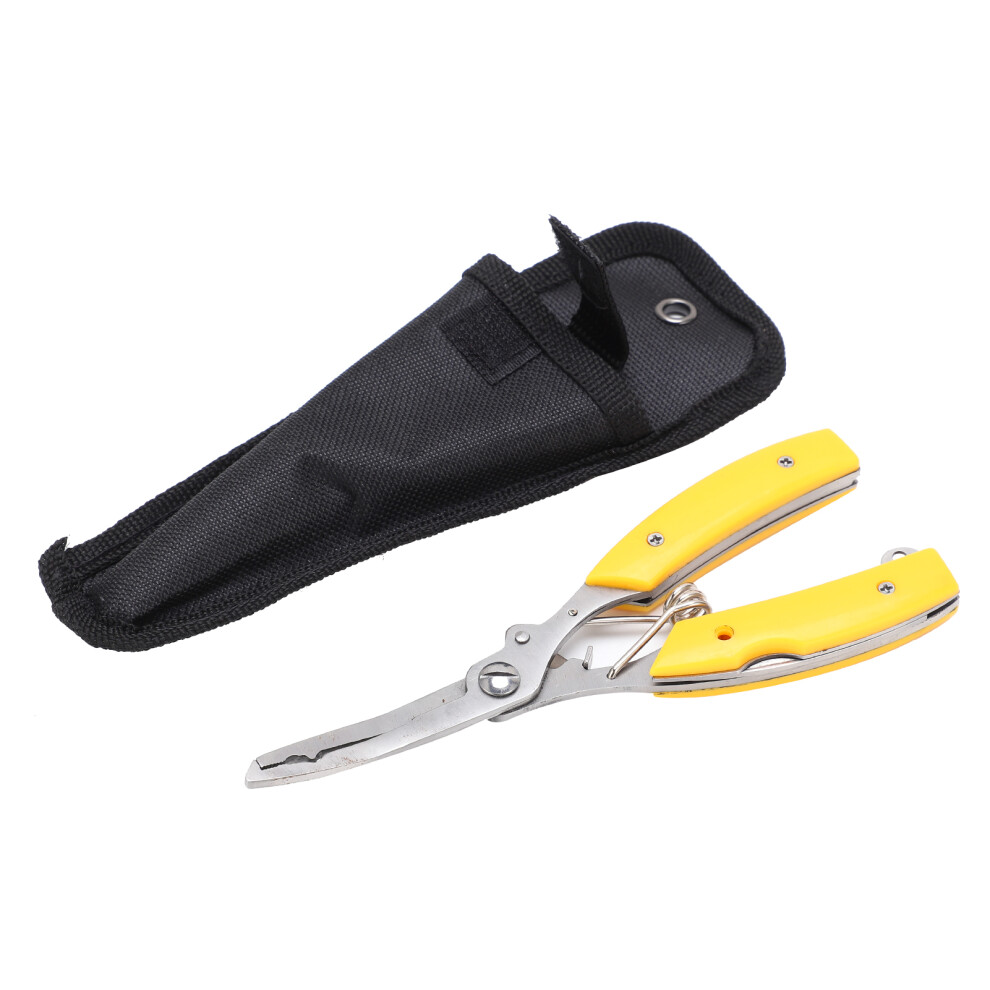 Compact Fishing Pliers, Stainless Steel Fishing Tool For Multi-Purpose Use, Ergonomic Non-Slip Handle Ensures Secure Grip And Convenience 9088816878175