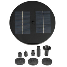 Fonte decorativa para jardim, bomba flutuante movida a energia solar, recurso aquático ecológico, cascata solar para exterior, fonte solar para