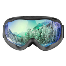 Gafas de nieve antivaho con sistema de ventilación, gafas de esquí OTG con diseño compatible con gafas graduadas, lentes deportivas profesionales