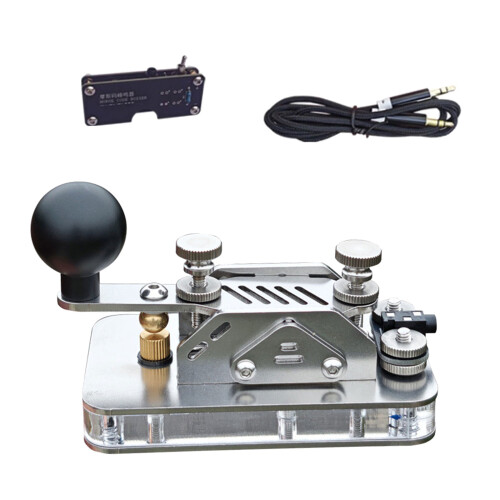 Beginner Friendly Morse Code Telegraph Key-Analog sound and lig