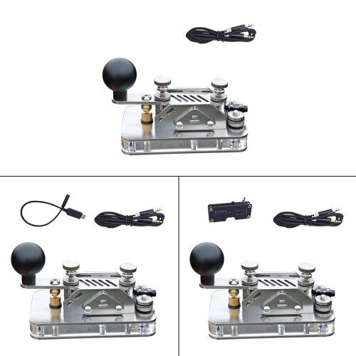 Beginner Friendly Morse Code Telegraph Key-Analog sound and lig 1
