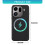 Anti Fingerprint Matte Surfaces Plastic Magnetic Case for-X9 4