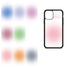 8pcs PVC Phones Cover Stickers Not Toxic &-ha lo gradient
