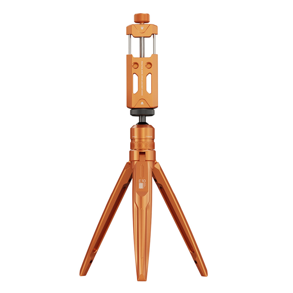 Stable Support Phone Tripod With Locking Mechanism- Orange 7704000452564