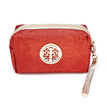 Neceser impermeable para mujer, neceser de viaje con cremallera suave, estuche de maquillaje portátil, nailon duradero, tamaño mini, gran capacidad