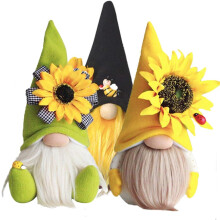 Ornamente de Paște cu pitici pentru festivaluri, acasă și birou, adaos festiv la masă, din pâslă de înaltă calitate, bărbi moi și durabile,