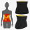 Ζώνη εφίδρωσης σώματος Body Shaper Γνήσια θερμομόνωση νεοπρενίου Ρυθμιζόμενη 2
