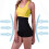 Ζώνη εφίδρωσης σώματος Body Shaper Γνήσια θερμομόνωση νεοπρενίου Ρυθμιζόμενη 4