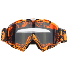 Offroad-Fahrbrille für Damen und Herren, dicke Schwammpolsterung, stoßfeste PC-Linse mit großem Sichtfeld (auch für Brillenträger geeignet),