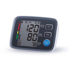 Tensiomètre de bras médical éligible FSA, avec gonflage à 360 et grand écran LCD, synchronisable avec l'application Connect.