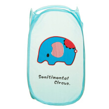 Panier à linge pliable et pliable avec poignées robustes, bac de rangement en filet pour chambre à coucher ou chambre d'enfant, grande capacité,