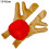 Κιτ μάσκας οροφής Rudolph Reindeer, ανθεκτικό στη φθορά ύφασμα για διακόσμηση κεράτων 2