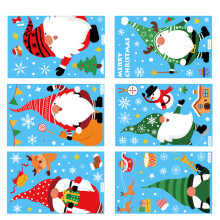 Meraviglie natalizie per finestre, decorazioni spesse, impermeabili e atossiche, facili da applicare e riutilizzabili per le tue feste in casa.