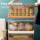 Plastic Storage Bin With Lid Foldable Design Transparent Container Stackable Collapsible Movable Wheels Two Openable Doors Durable High Quality Storag 5