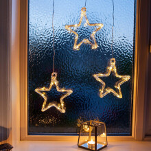 Holiday Bliss, decoración navideña LED blanca cálida a pilas para disfrutar en interiores y exteriores, función de temporizador para una