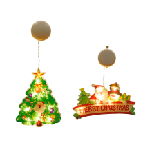 Luces navideñas blancas cálidas para ventanas, fácil instalación en azulejos y mármol, material duradero para usos múltiples y decoración de