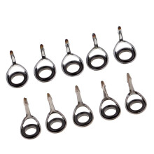 10pcs Fishing Rod Eyes SIC Ring Rod Guides Line Rings 4mm 6mm