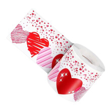 Valentine's Day Heart Border Wall Sticker Trim for Classroom Office Romantic Decor