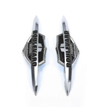 1 Pair Of Suzuki Boulevard Plastic Fuel Tank Stickers