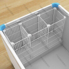 Upright Freezer Organizer Bin: Deep Freezer Basket For Chest Refrigerator Wire Storage Rack With Ventilated For Food And Meat