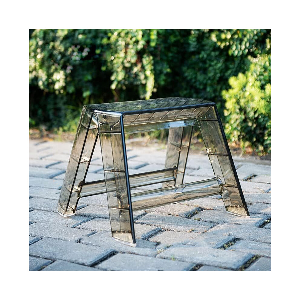 Foldable Acrylic Step Stool Transparent 1 Step Ladder For Adults Spacesaving Indoor Outdoor Use 9339159851401