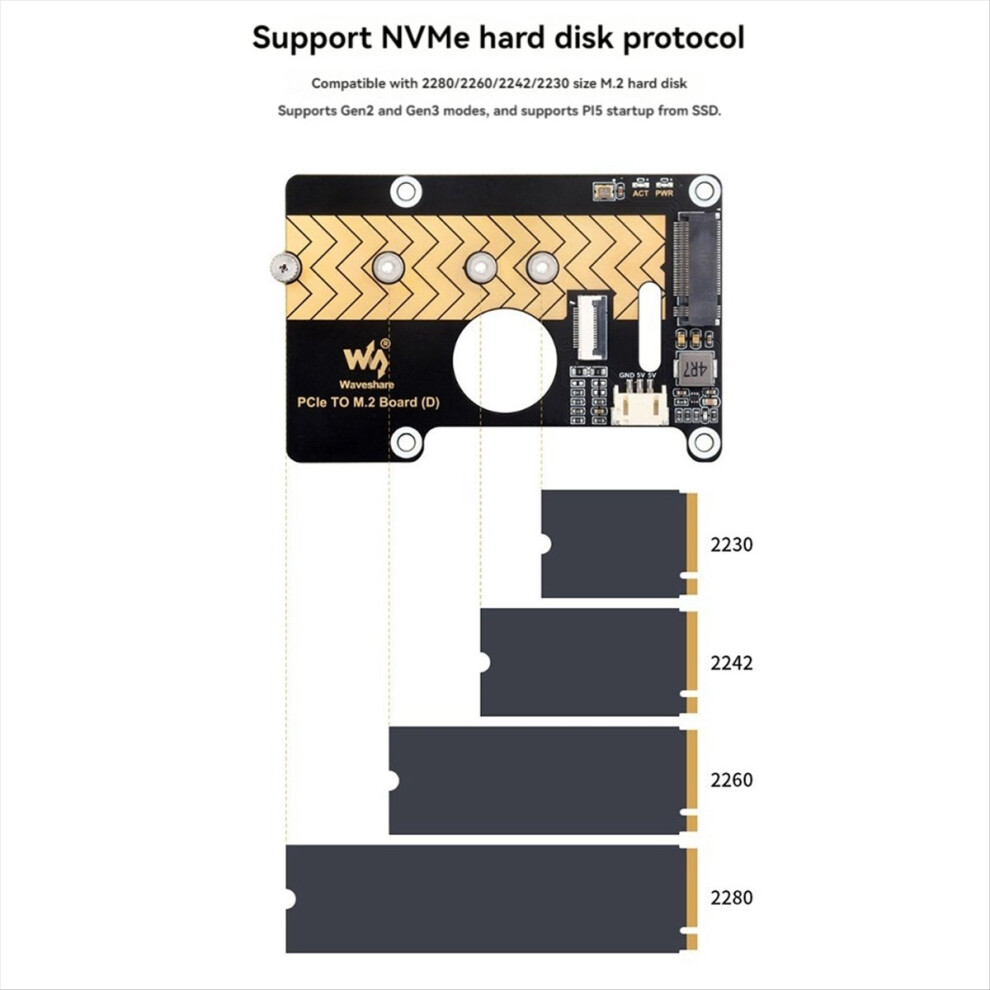 Pcie To M.2 Adapter Board For 5 8Gbps Transfer Module Hard Disk Read/ 4851500925579