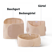 Atmungsaktiver Komfort-Bauchgurt für die Zeit nach der Geburt, verstellbarer Bauchkompressionsgurt für Frauen und Männer, doppelte Stützbandage