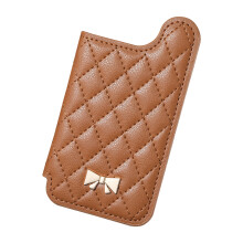 Mehrzweck-Flip-Cover-Brieftasche für Smartphones mit-braun