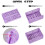 Foldable Storage Basket for Home Organization, Collapsible Plastic Crate with Sturdy Handle for Kitchen Bedroom Office Use, Space Saving Mini Bin for 4