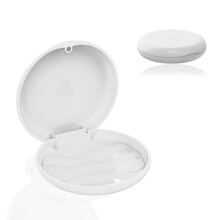 Aligner Case for Invisalign Users, Orthodontic Retainer Case with Textured Lining, Retainer Case with Magnetic Closure, Compact & Portable Travel Case