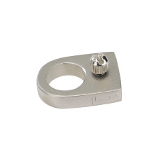 Anel de catapulta em aço inoxidável para uso externo, sem armação, resistente à ferrugem, anel de estilingue para dedo, material robusto de alta