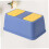 Step Stool with AntiSlip Base for Kitchen Bathroom and Office Chair Use Blue Footstool 1pc 2