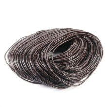 Leather Cord Round Thong 2mm Dark Brown 5m for Necklace Bracelet Jewelry Making