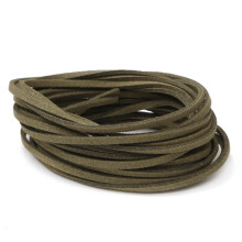 Leather Cord Flat Suede Braided Velvet Rope for DIY Bracelet Necklace Jewelry Making 1M (Color 09)