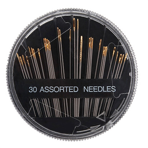 Ensemble d'aiguilles à coudre professionnelles, 30 pièces,-Noir