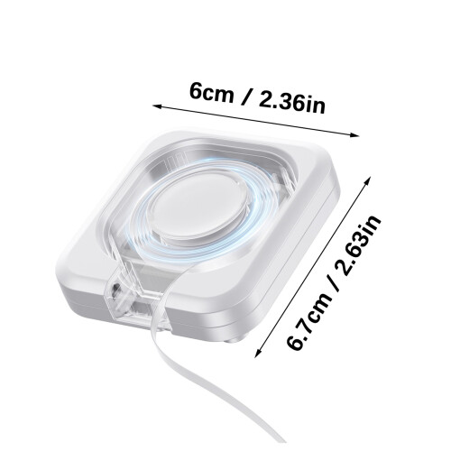 Retractable Cord Wireless Charging Station for Watch-White 2
