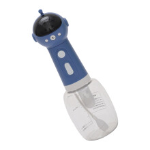 Distributeur ergonomique de mousse de bain pour animaux de-Bleu