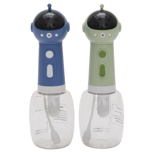Distributeur ergonomique de mousse de bain pour animaux de-Bleu 1